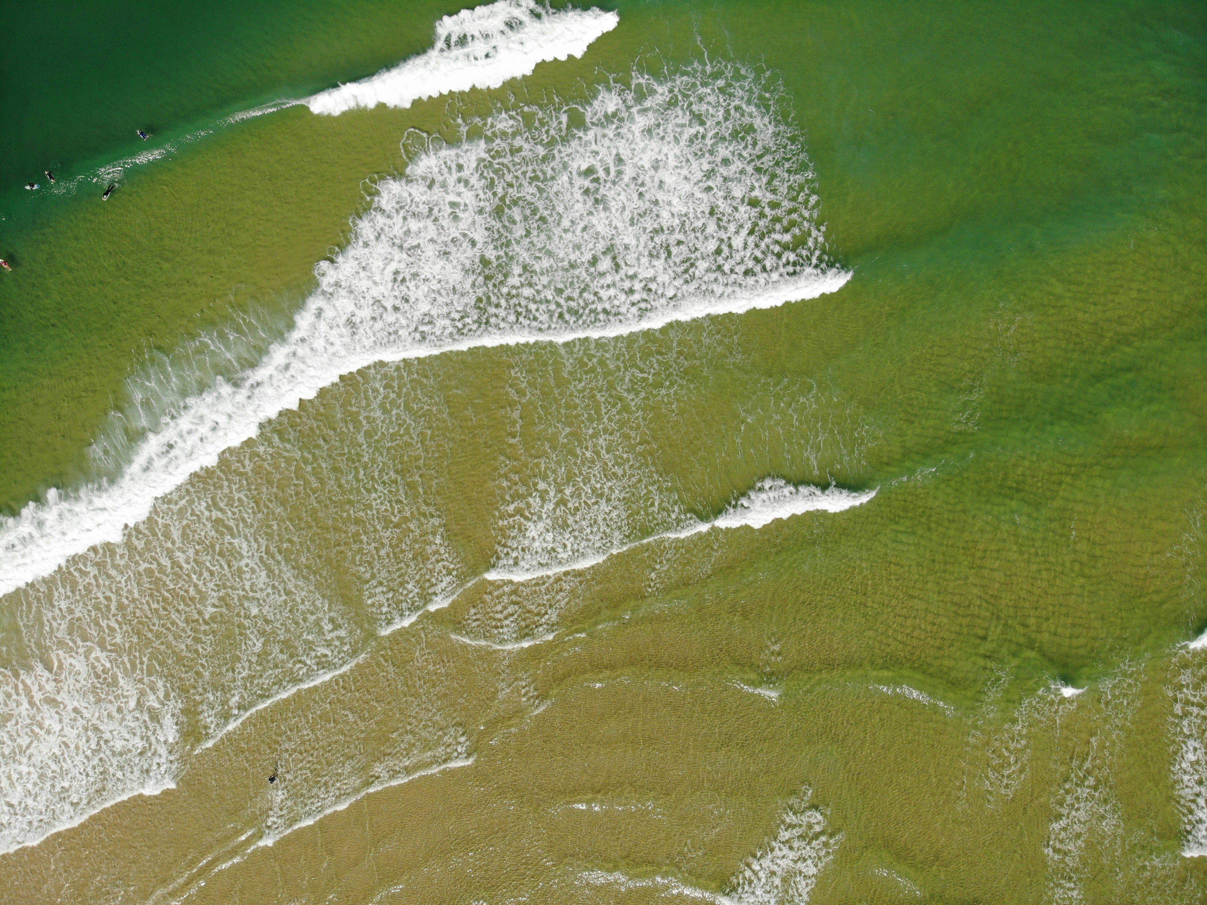 aerial view of ocean during daytime